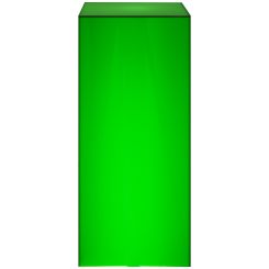 Green Illuminated Acrylic Pedestal with White LED